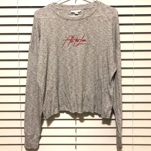 Long sleeve striped shirt